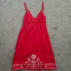 Women’s Hang Ten coral stitched sundress, size small